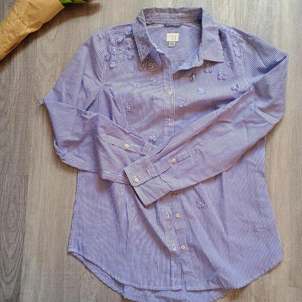 A New Day Striped Button-Down Shirt